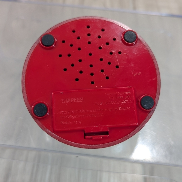 Staples Brand Big Red Talking Easy Button Novelty - Picture 5 of 8